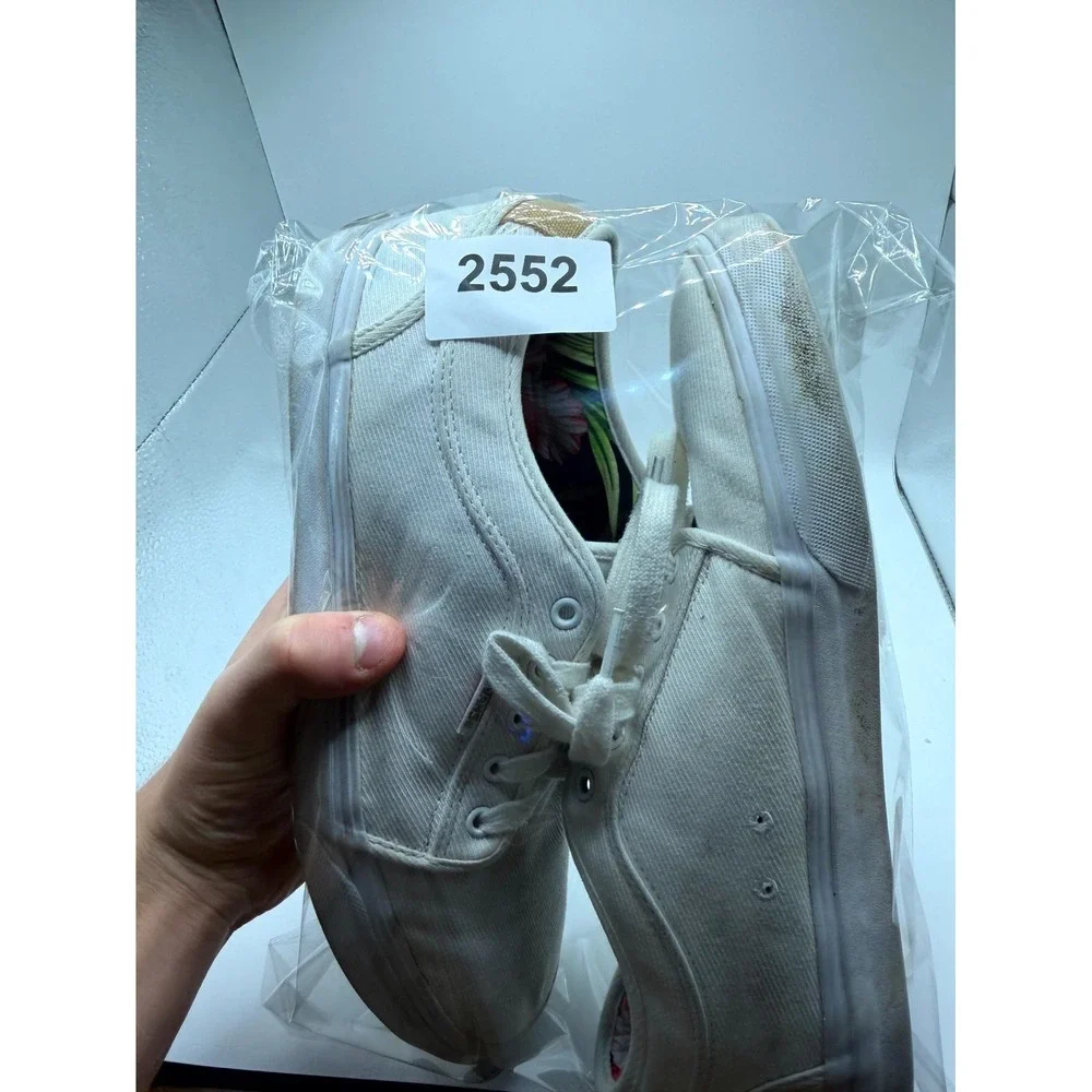Vans Chukka Low Men 13 Sneaker Marshmallow Natural White Canvas Skateboard Shoes